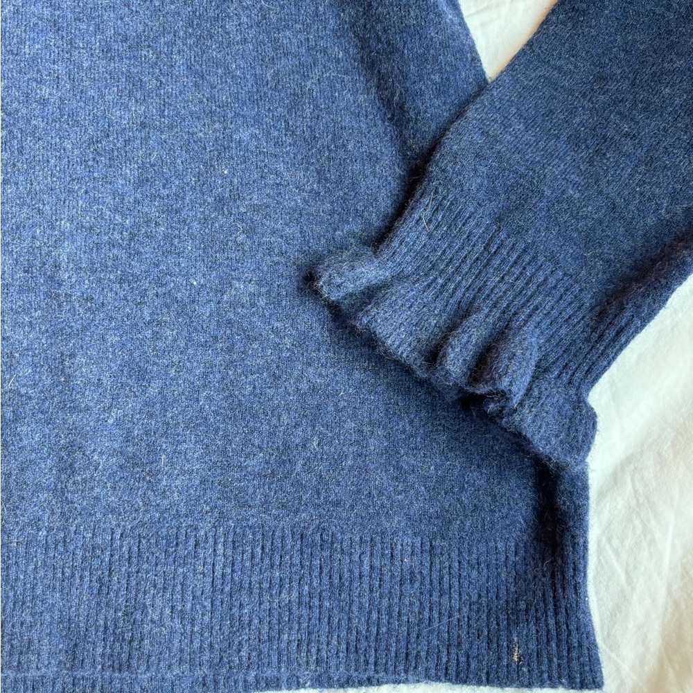 Sundance Navy Blue Crew Neck Sweater - Picture 7 of 7